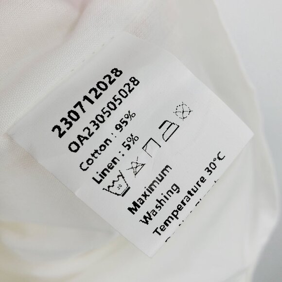 NWT Commense‎ Cotton Linen Blend Button Boho Beachy One Piece Romper Large - Picture 11 of 14